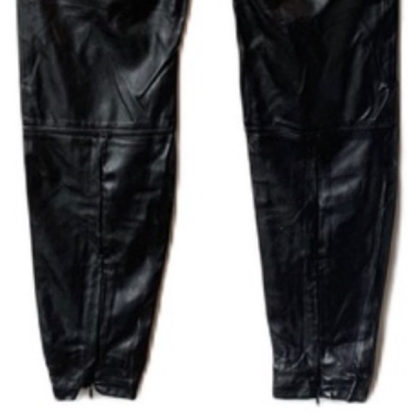 BLANK NYC Faux Leather Pull-On Pants Joggers Size 31 NEW - Picture 5 of 8